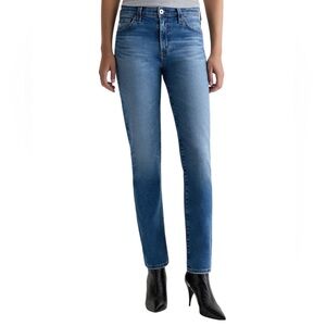 AG-ED Mari High- Rise Slim Straight Jeans